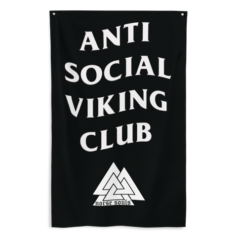 ANTI SOCIAL VIKING CLUB Flag